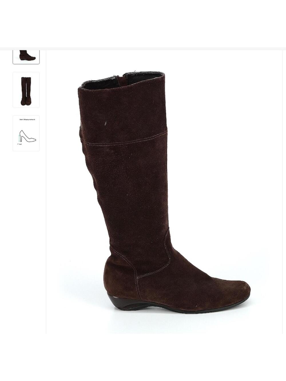 Brown Boho Knee High Boots - Sz 8